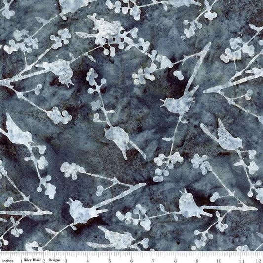 Batiks Sassy and Tweet Charcoal - Riley Blake Designs - Cotton Fabric by the Yard - BT23091 - 157 - Ray of Sonshine Design