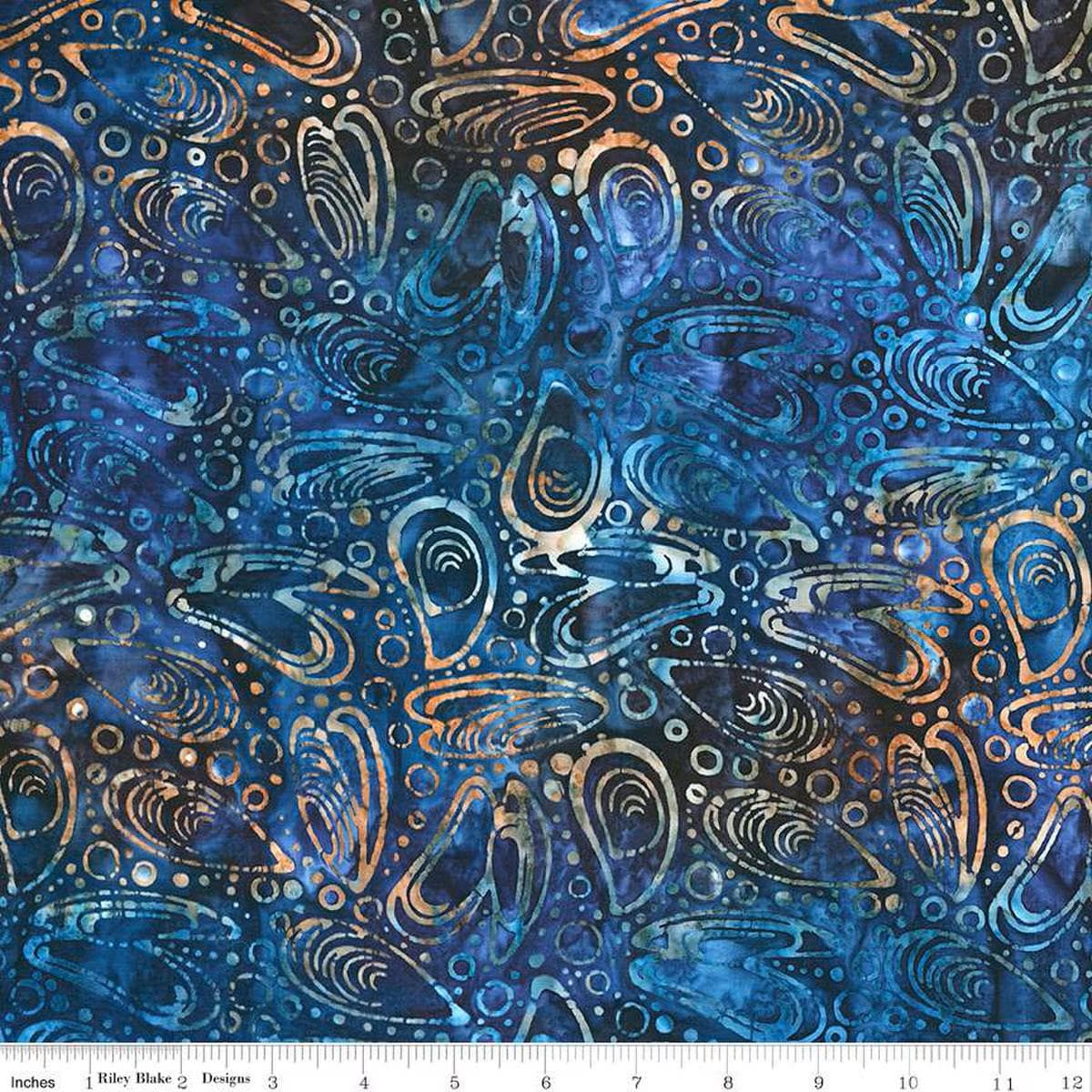 Batiks Toes in the Sand Dark Skies - Riley Blake Designs - Cotton Fabric by the Yard - BT23154 - 307 - Ray of Sonshine Design