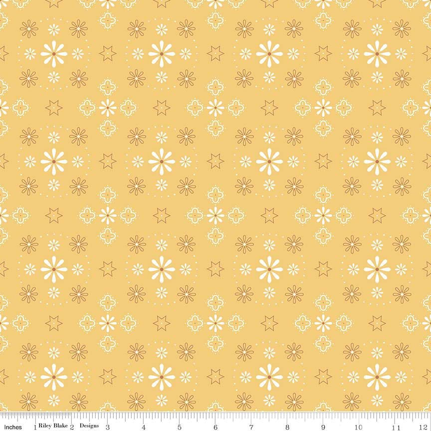 Bee Backings & Borders Bandana Honey Riley Blake Wideback Fabric 3 - Yard Package - Ray of Sonshine Design