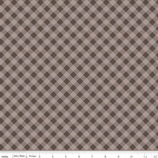 Bee Basics Gingham Raisin - Ray of Sonshine Design