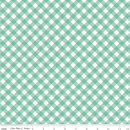 Bee Ginghams Debbie Seaglass Riley Blake Fabric by the Yard - Ray of Sonshine Design