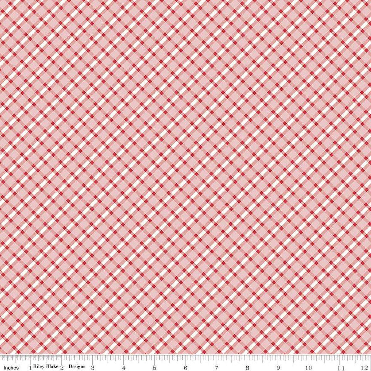 Bee Plaids Cobbler Frosting - Riley Blake Designs Basics Fabric - Cotton Fabric by the yard - C12032 - FROSTING - Ray of Sonshine Design