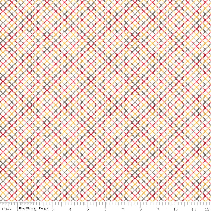Bee Plaids Homespun Daisy - Ray of Sonshine Design