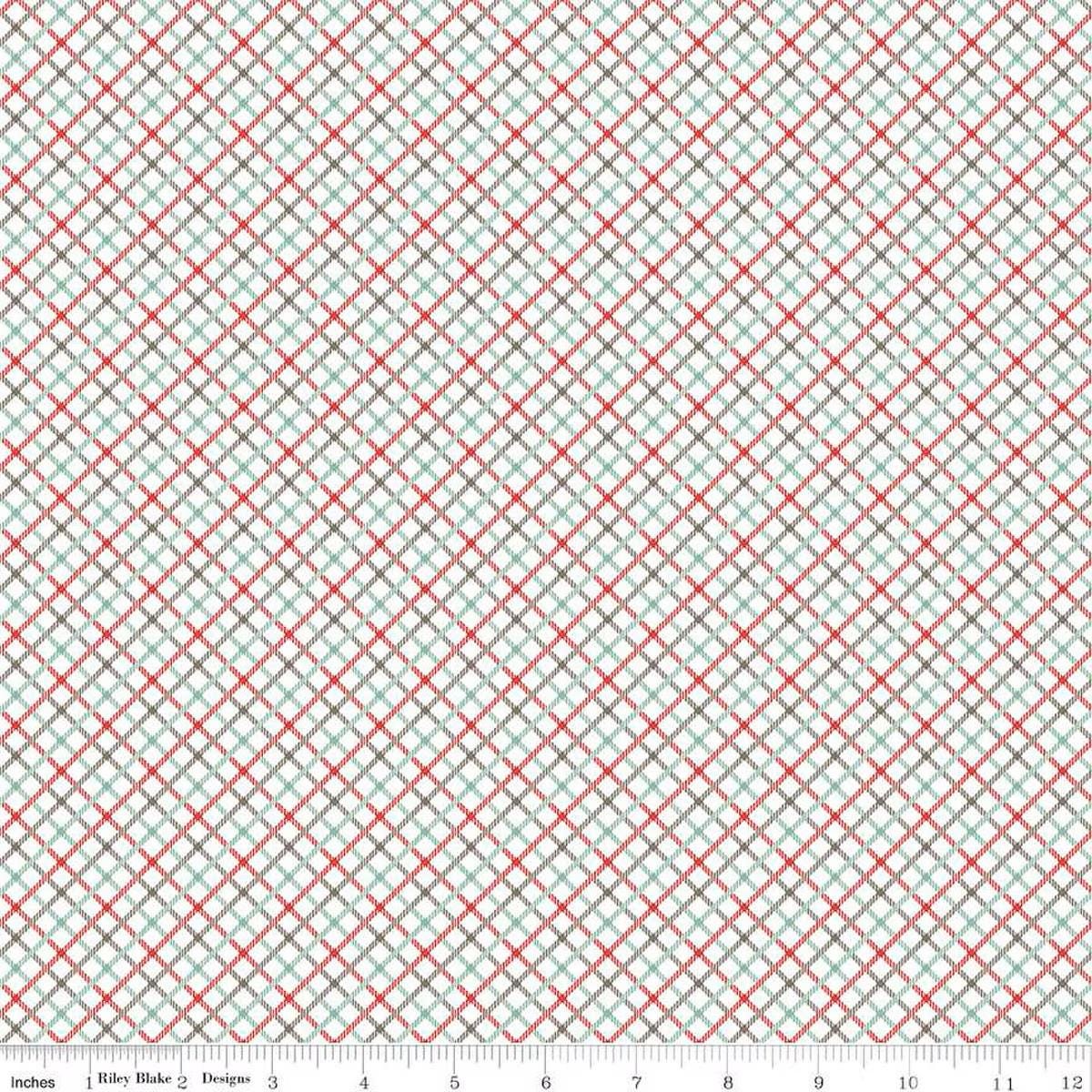 Bee Plaids Homespun Sea Glass - Riley Blake Designs Basics Fabric - Cotton Fabric by the yard - C12033 - SEAGLASS - Ray of Sonshine Design