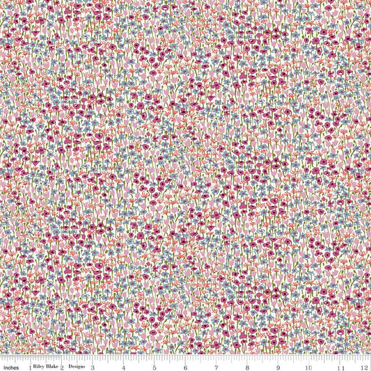 Botanist's Walk Joy Meadow A Liberty Lasenby Cotton Fabric by the Yard - Ray of Sonshine Design