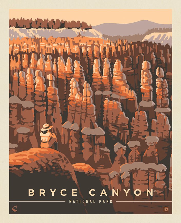 Bryce Canyon National Park Poster Fabric Panel 36" x 43" | Riley Blake - Ray of Sonshine Design