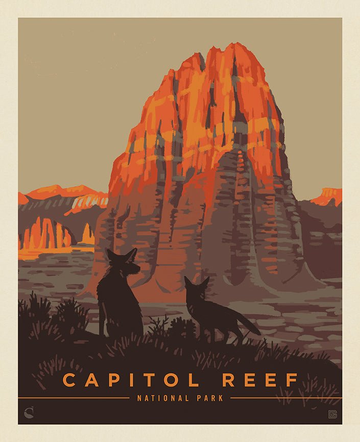 Capitol Reef National Park Poster Panel – 36 x 43, Riley Blake - Ray of Sonshine Design