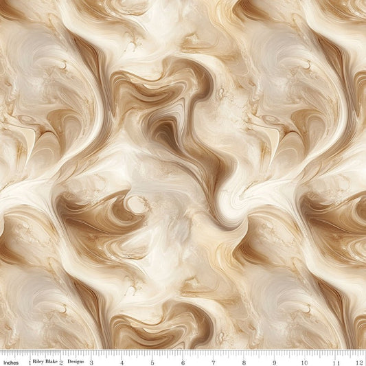Coffee Time Swirl Brown - Ray of Sonshine Design