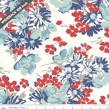 Cook Book Denim - Black Riley Blake 107/108" Wide Back Cotton Fabric - WB11776 - DENIM - Ray of Sonshine Design