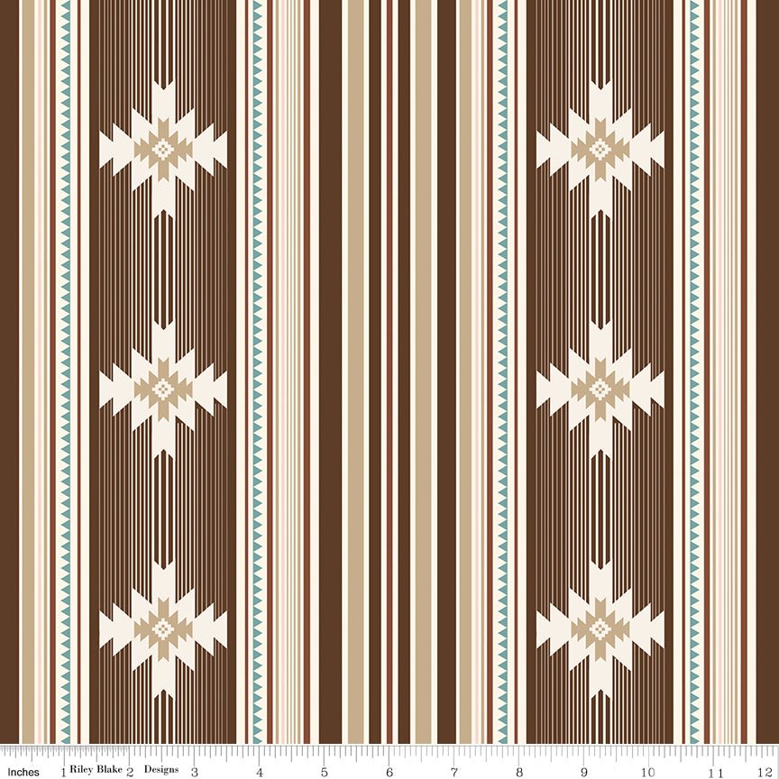 Cowgirl Blanket Riley Blake Designs Fabric by the Yard Brown - Ray of Sonshine Design
