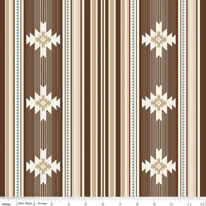 Cowgirl Blanket Riley Blake Designs Fabric by the Yard Brown - Ray of Sonshine Design