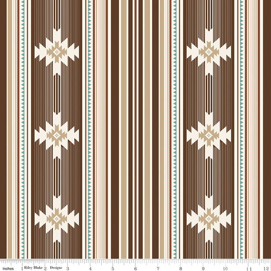 Cowgirl Blanket Riley Blake Designs Fabric by the Yard Brown - Ray of Sonshine Design