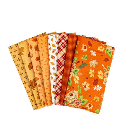 Cozy Autumn Rusty 1-Yard Precut Bundle 8 Pieces - Riley Blake Designs - Ray of Sonshine Design