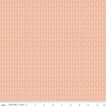 Curated Blooms Mosaic Diamonds Blush - C15344 - BLUSH - Riley Blake Designs - Cotton Fabric by the yard - Ray of Sonshine Design
