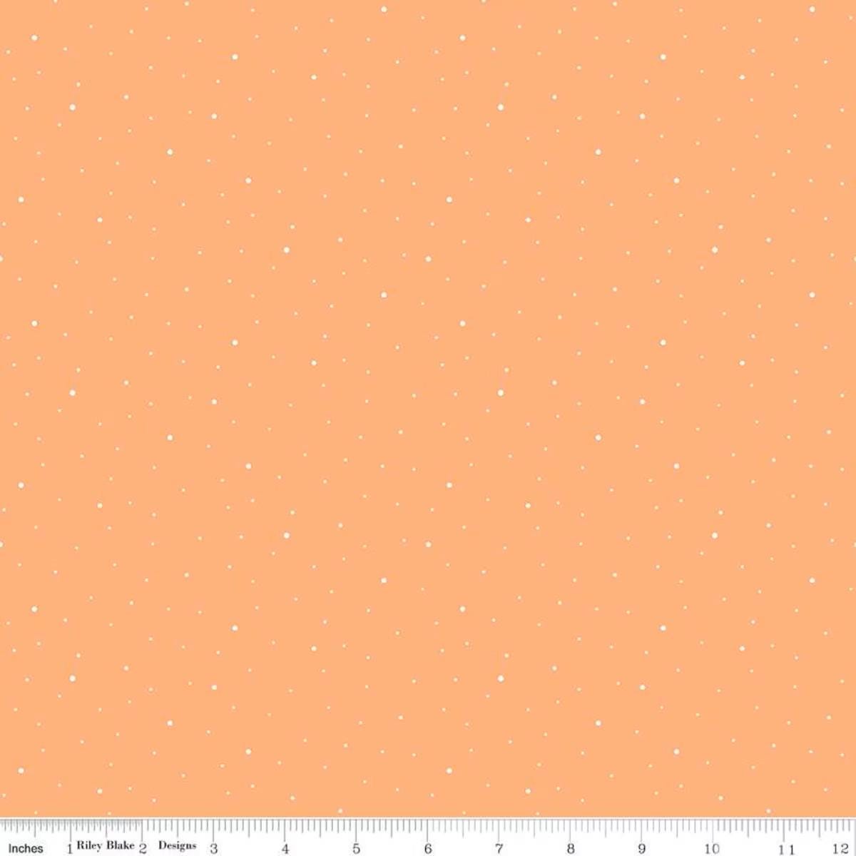 Dapple Dot Marmalade - Riley Blake Designs Basic Fabric - Cotton Fabric by the yard - C640 - MARMALADE - Ray of Sonshine Design