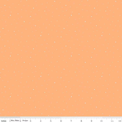 Dapple Dot Marmalade - Riley Blake Designs Basic Fabric - Cotton Fabric by the yard - C640 - MARMALADE - Ray of Sonshine Design