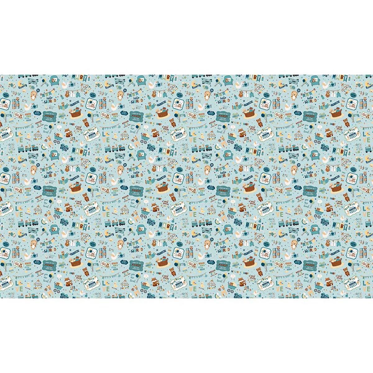 Double Lush Velvet Baby Boy - Riley Blake Designs - Double Sided Plush - No Fray - LV17366 - Ray of Sonshine Design