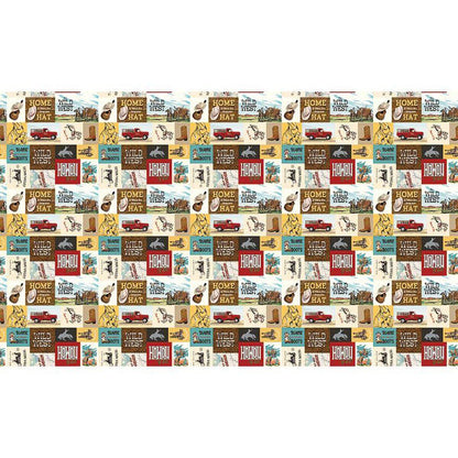Double Lush Velvet Cowboys - Riley Blake Designs - Double Sided Plush - No Fray - LV16803 - Ray of Sonshine Design