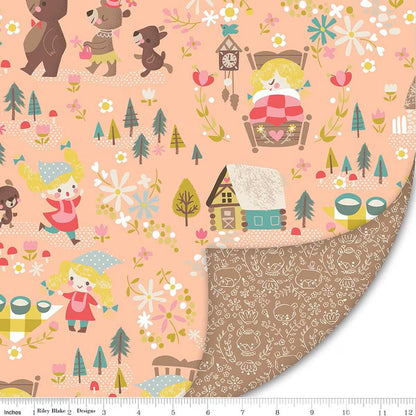 Double Lush Velvet Goldilocks - Riley Blake Designs - Double Sided Plush - No Fray - LV17365 - Ray of Sonshine Design
