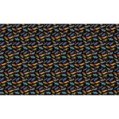 Double Lush Velvet Hot Wheels Made to Race - Riley Blake Designs - Double Sided Plush - No Fray - Official Licensed Product - LV16804 - Ray of Sonshine Design