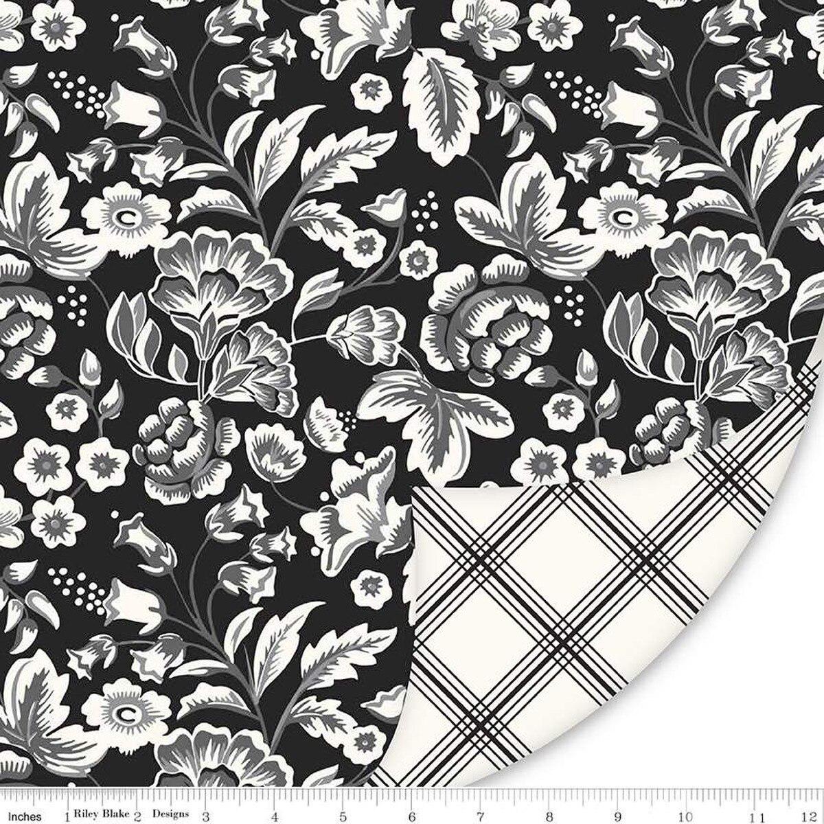 Double Lush Velvet Midnight Meadow - Riley Blake Designs - Double Sided Plush - No Fray - LV16574 - Ray of Sonshine Design