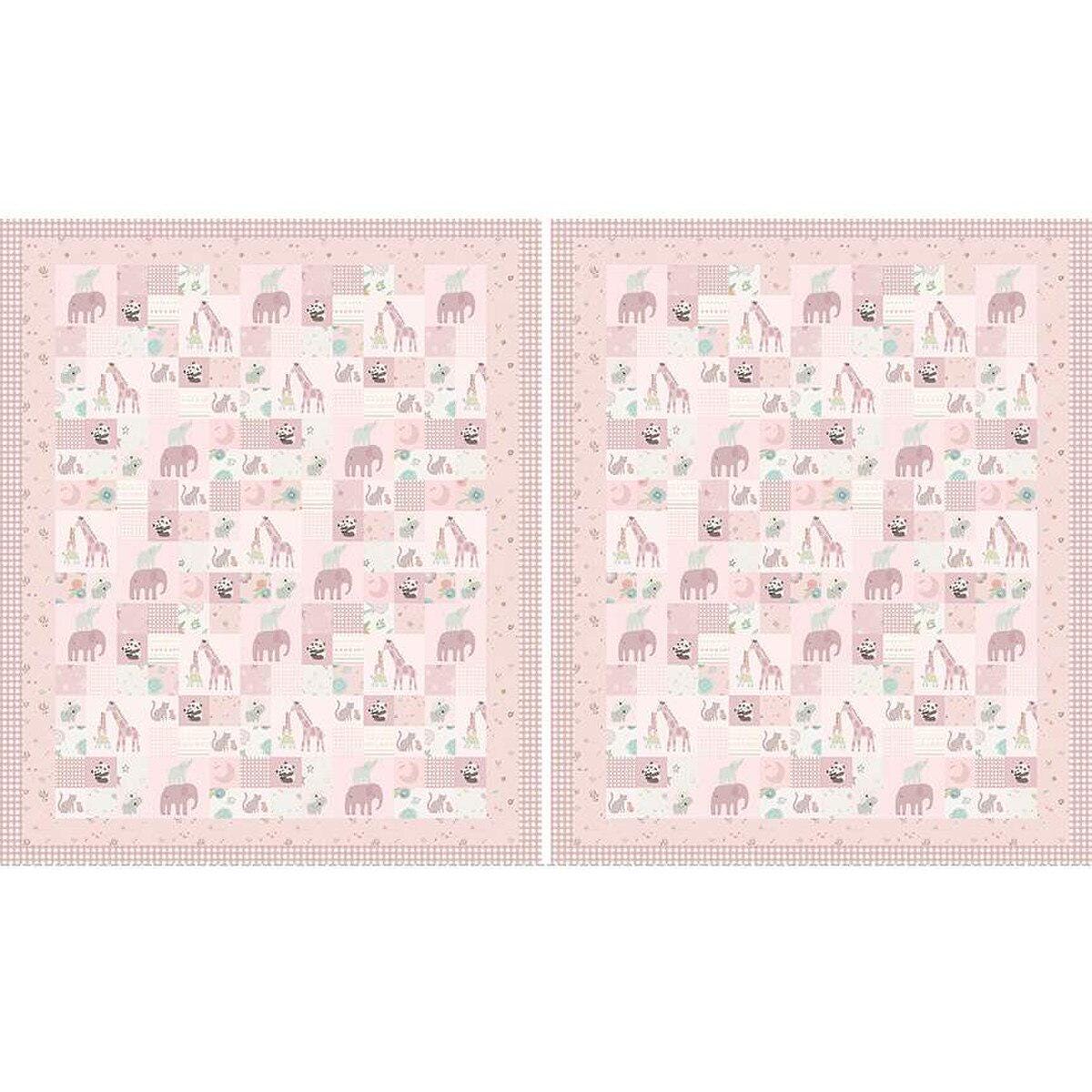 Double Lush Velvet Pink Safari Stargazing - Riley Blake Designs - Double Sided Plush - No Fray - LV16567 - Ray of Sonshine Design