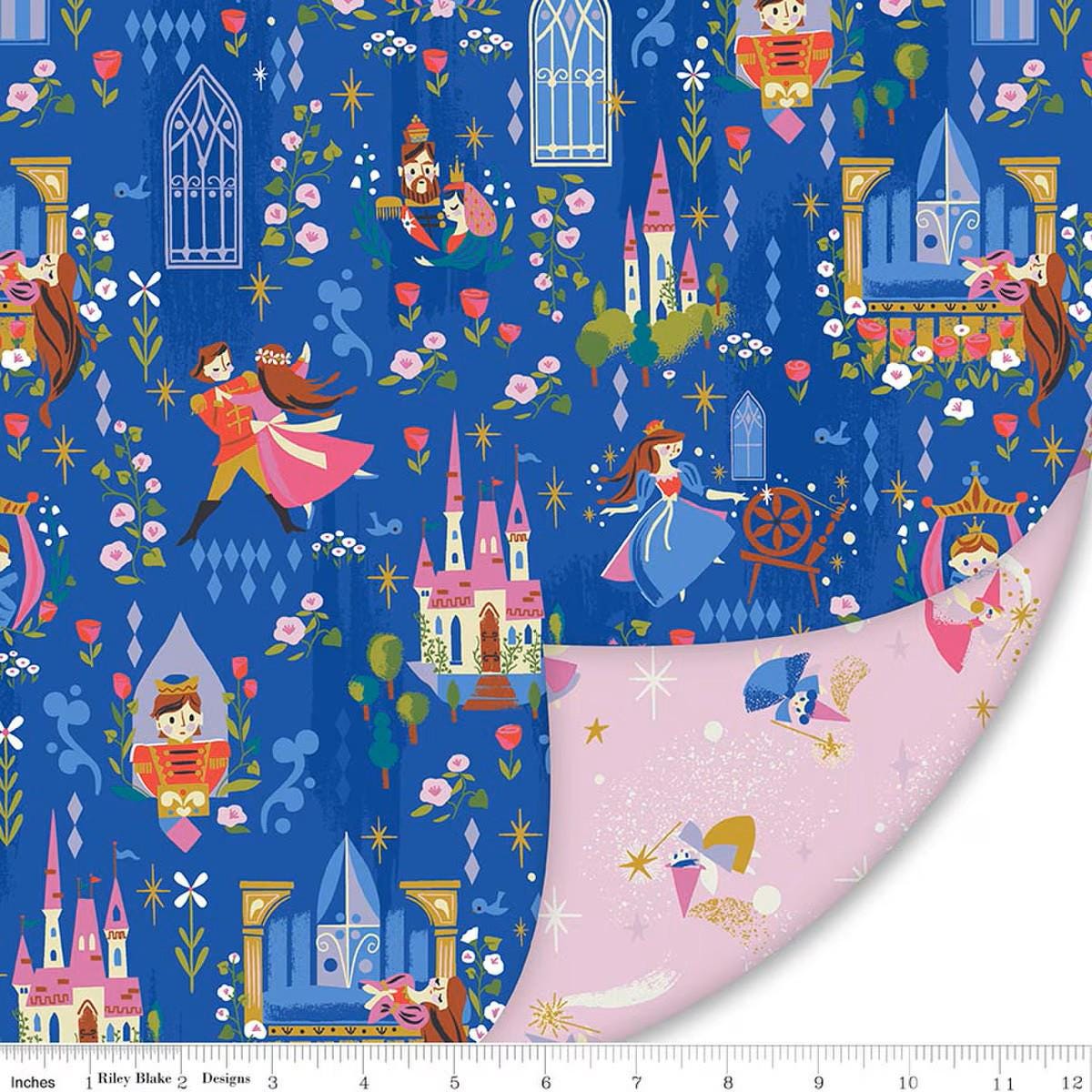 Double Lush Velvet Sleeping Beauty - Riley Blake Designs - Double Sided Plush - No Fray - LV17364 - Ray of Sonshine Design