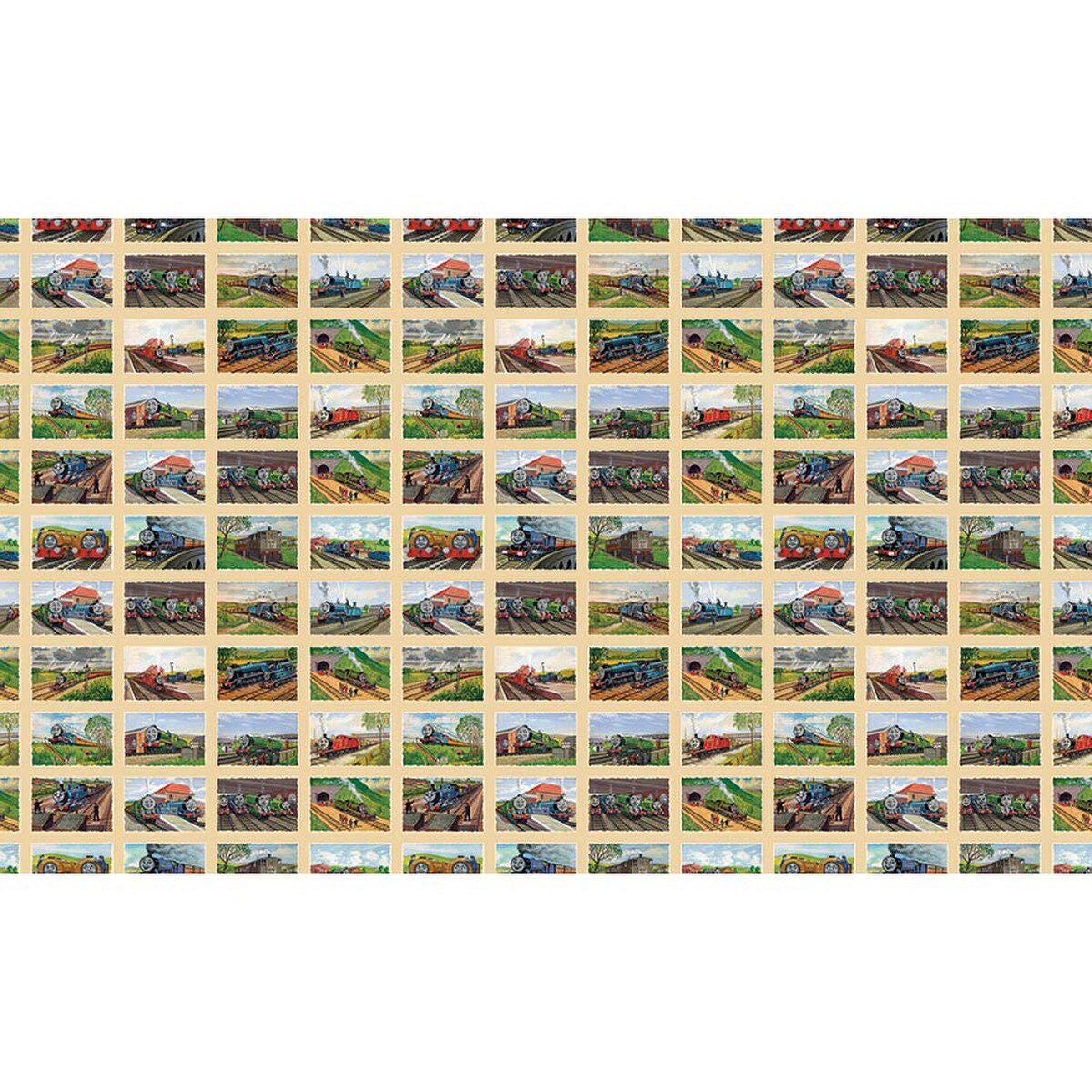 Double Lush Velvet Thomas & Friends™ 80th Anniversary - Riley Blake Designs - Double Sided Plush - No Fray - LV17368 - Ray of Sonshine Design