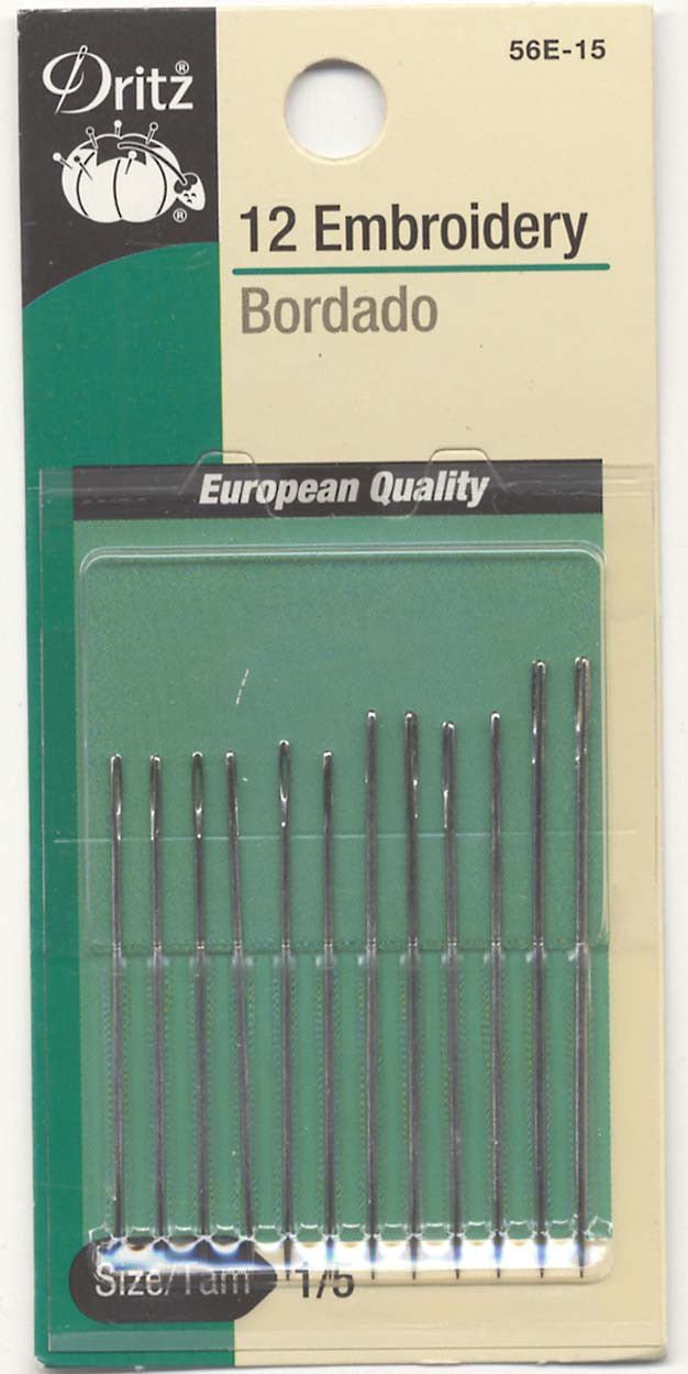 Embroidery Needles Sizes 1/5 Dritz Hand Needles 12 ct Smocking Heirloom Sewing - Ray of Sonshine Design