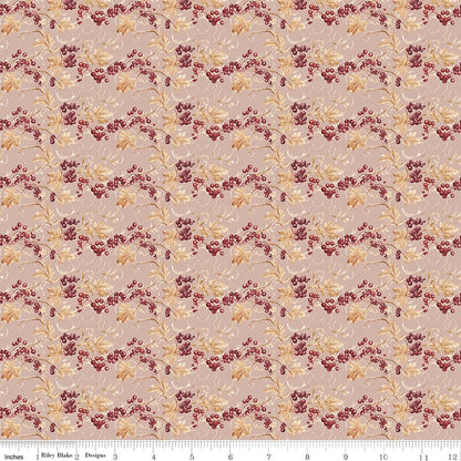 Evening on the Prairie Prairie Berries Blush Fabric by the Yard or Fat Quarter - Riley Blake Designs - Ray of Sonshine Design