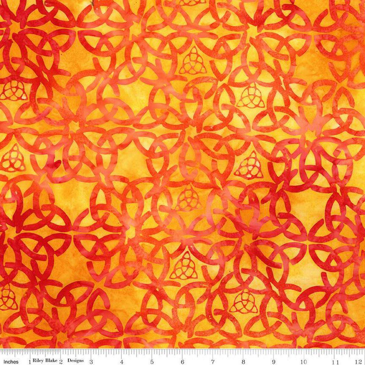 Expressions Batiks A Touch of Celtic Apricot - Riley Blake Designs - Fabric by the Yard - BT23265 - 233 - Ray of Sonshine Design