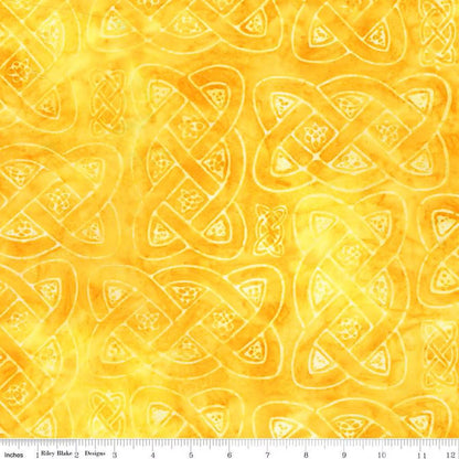 Expressions Batiks A Touch of Celtic Dandelion - Riley Blake Designs - Fabric by the Yard - BT23266 - 253 - Ray of Sonshine Design