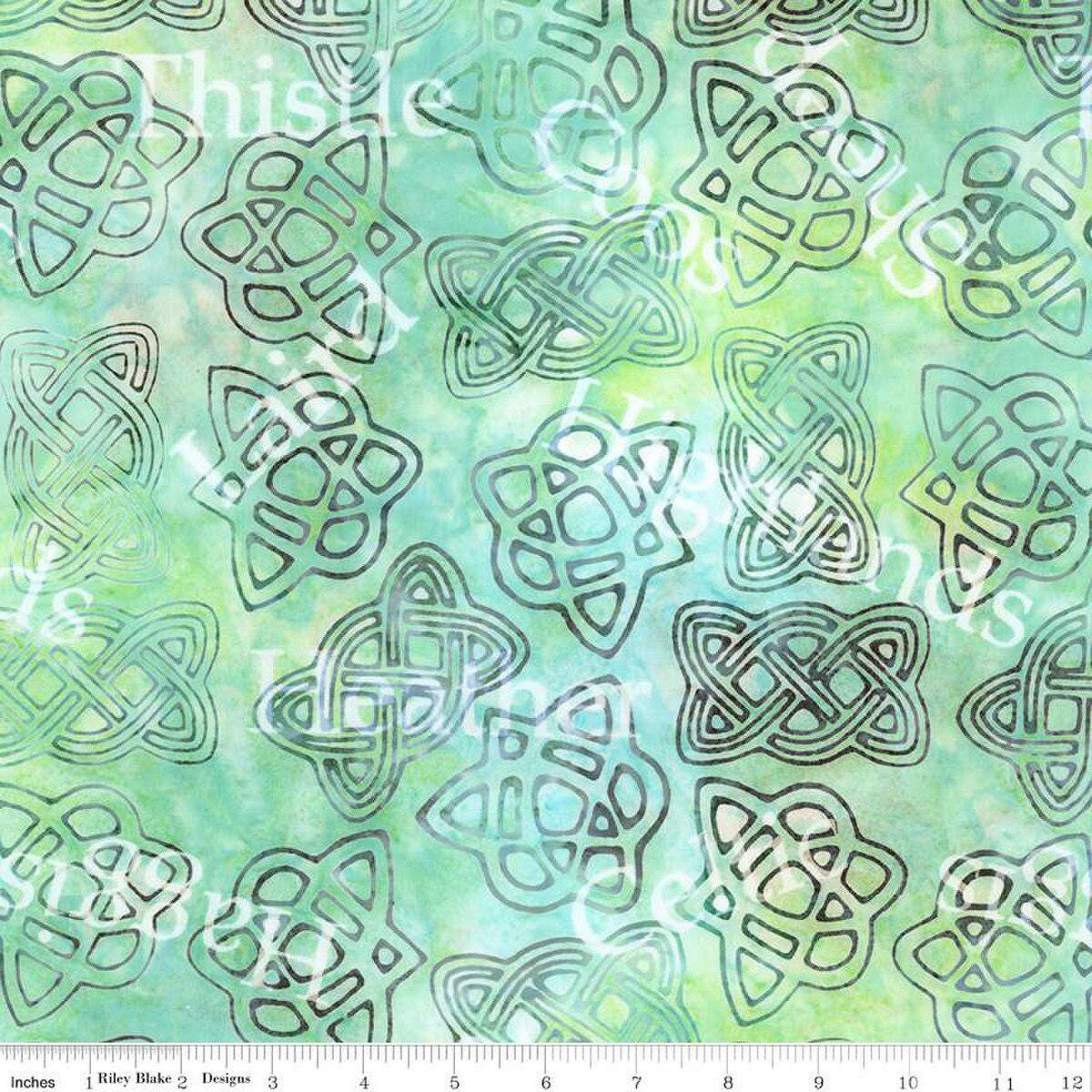 Expressions Batiks A Touch of Celtic Seafoam - Riley Blake Designs - Fabric by the Yard - BT23264 - 310 - Ray of Sonshine Design