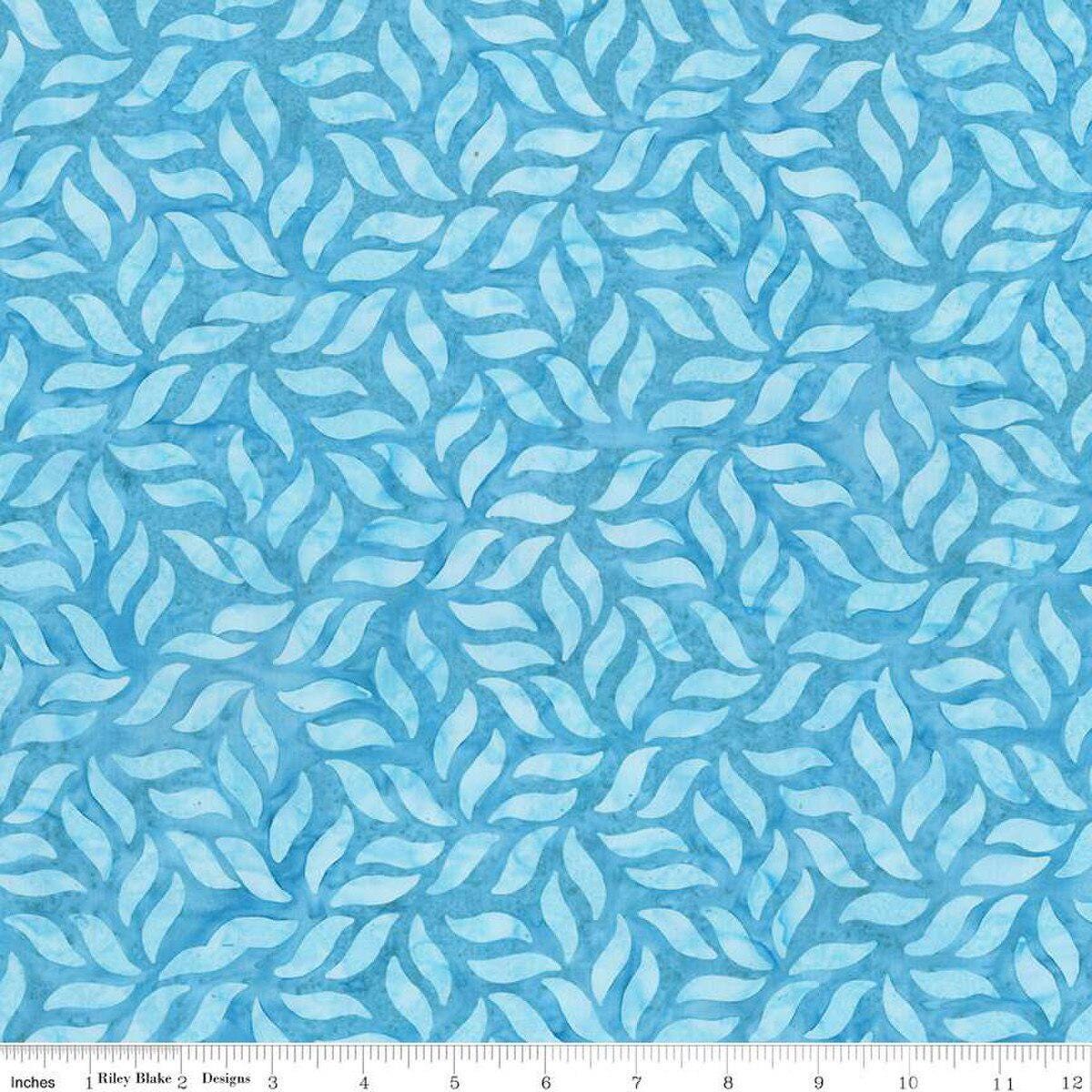 Expressions Batiks Divine Vines Baby Blue - Riley Blake Designs - Fabric by the Yard - BT23301 - 291 - Ray of Sonshine Design