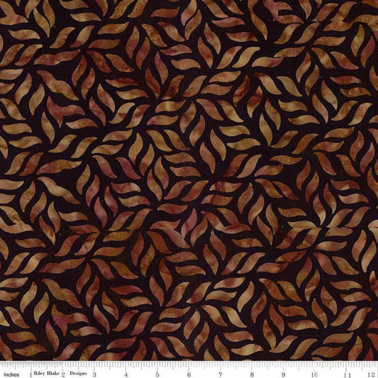 Expressions Batiks Divine Vines Black Bean - Riley Blake Designs - Fabric by the Yard - BT23301 - 168 - Ray of Sonshine Design