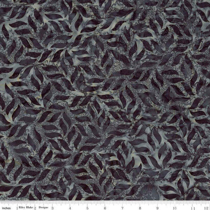 Expressions Batiks Divine Vines Gunsmoke - Riley Blake Designs - Fabric by the Yard - BT23301 - 156 - Ray of Sonshine Design
