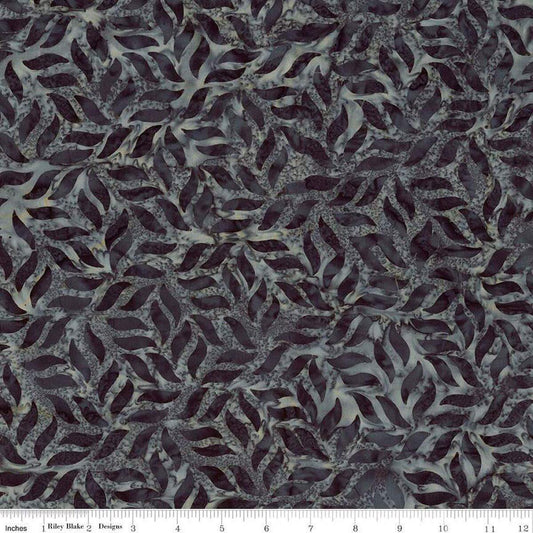 Expressions Batiks Divine Vines Gunsmoke - Riley Blake Designs - Fabric by the Yard - BT23301 - 156 - Ray of Sonshine Design