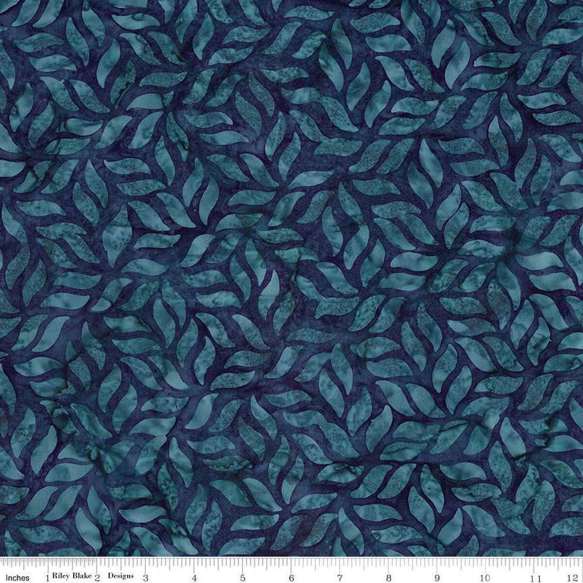 Expressions Batiks Divine Vines Midnight - Riley Blake Designs - Fabric by the Yard - BT23301 - 299 - Ray of Sonshine Design