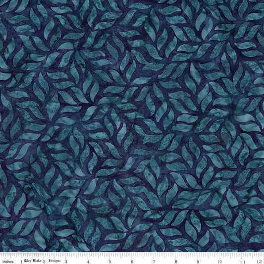 Expressions Batiks Divine Vines Midnight - Riley Blake Designs - Fabric by the Yard - BT23301 - 299 - Ray of Sonshine Design