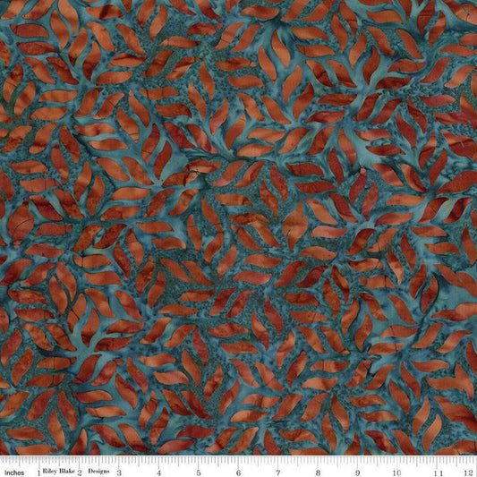 Expressions Batiks Divine Vines Verdigris - Riley Blake Designs - Fabric by the Yard - BT23301 - 289 - Ray of Sonshine Design