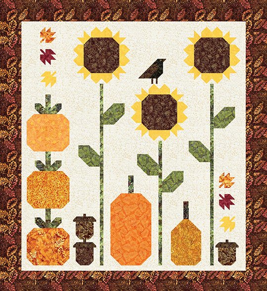 Expressions Batiks Feels Like Fall Quilt Kit - KTBT-1024 - Sandy Gervais for Riley Blake - Ray of Sonshine Design
