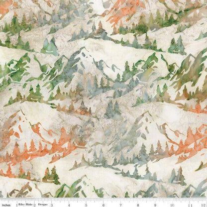 Expressions Batiks Places You'll Go Sand Dollar - Riley Blake Designs - Cotton Fabric by the Yard - BT23218 - 116 - Ray of Sonshine Design
