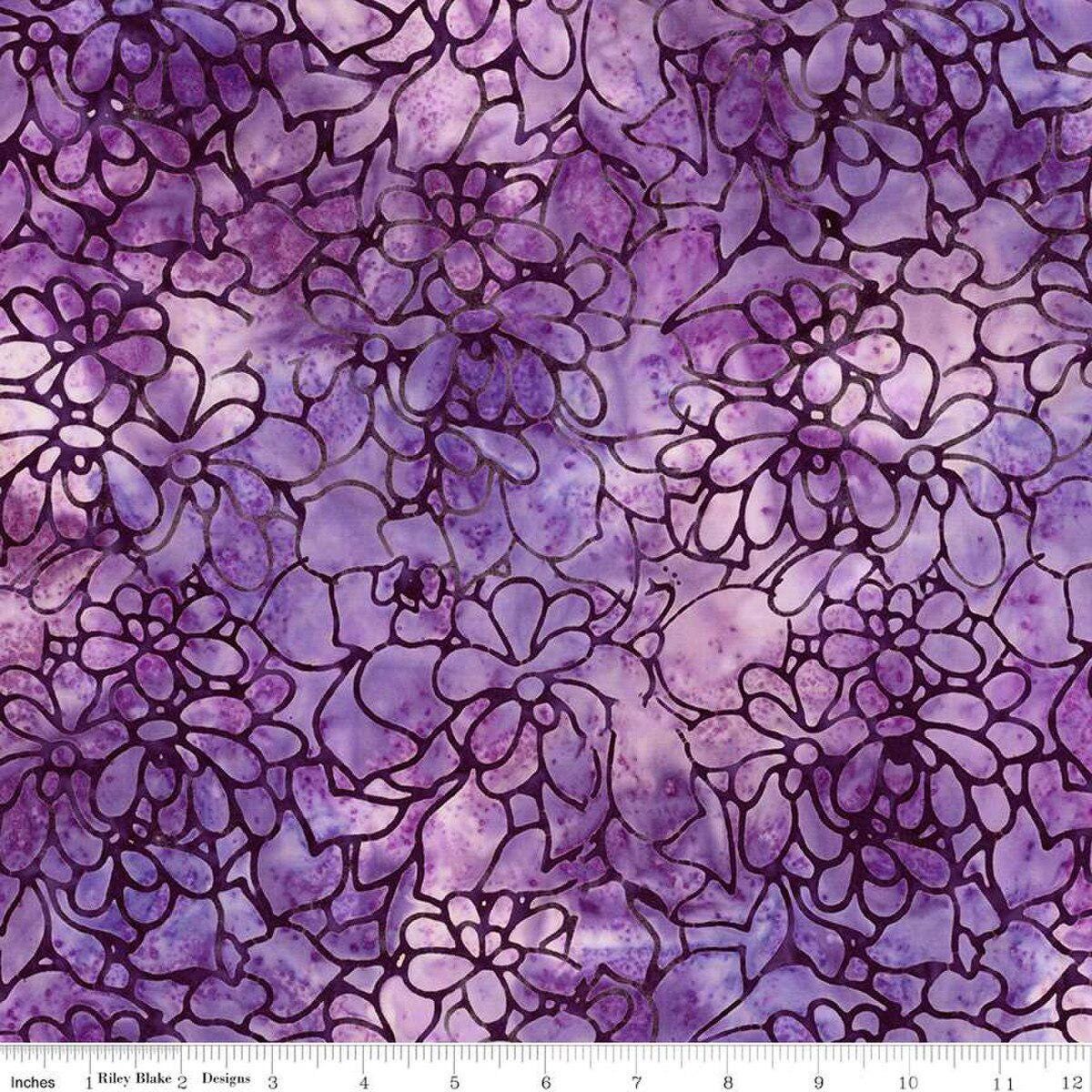 Expressions Batiks Plant - Based Amethyst - Riley Blake Designs - Fabric by the Yard - BT23321 - 171 - Ray of Sonshine Design