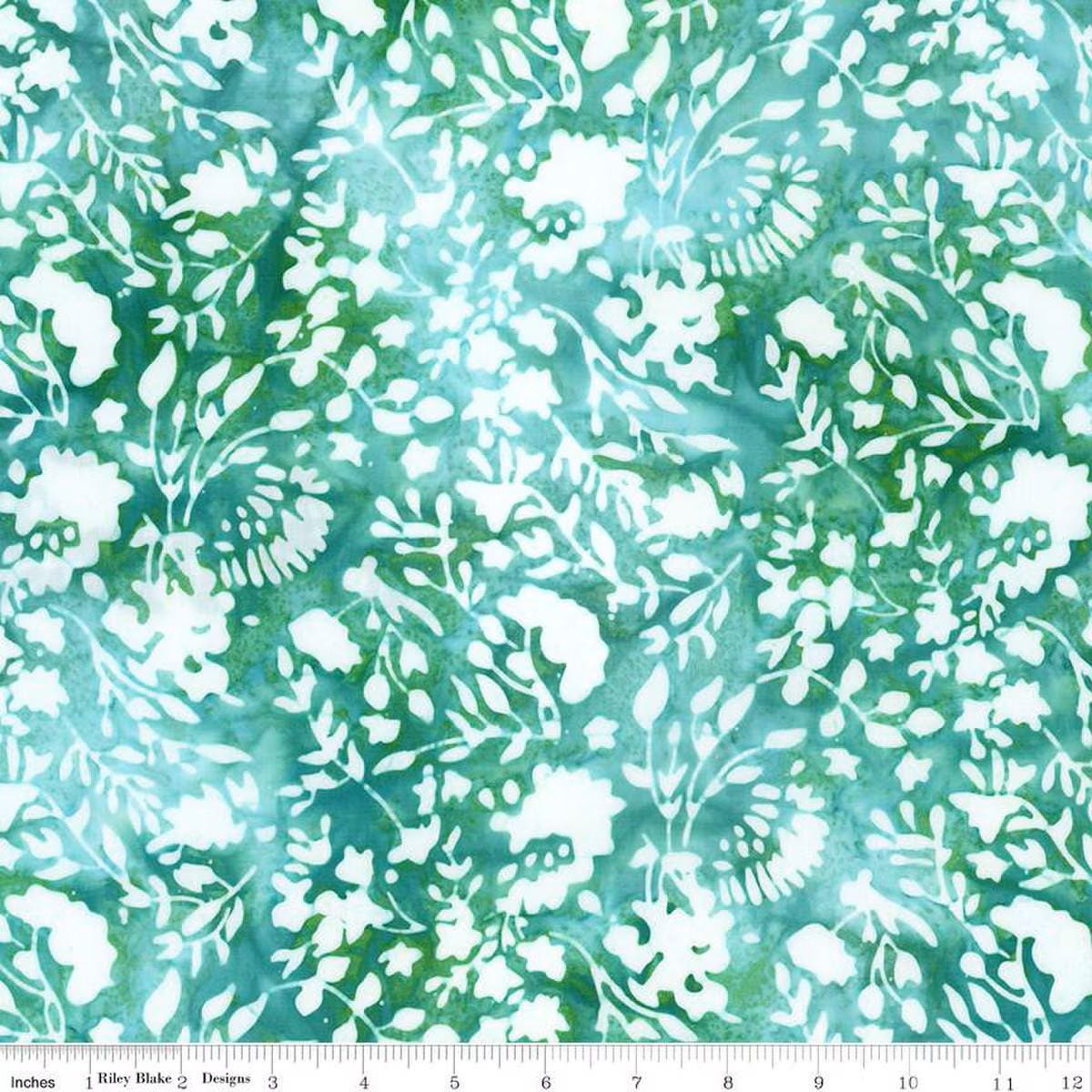Expressions Batiks Plant - Based Misty Teal - Riley Blake Designs - Fabric by the Yard - BT23324 - 273 - Ray of Sonshine Design