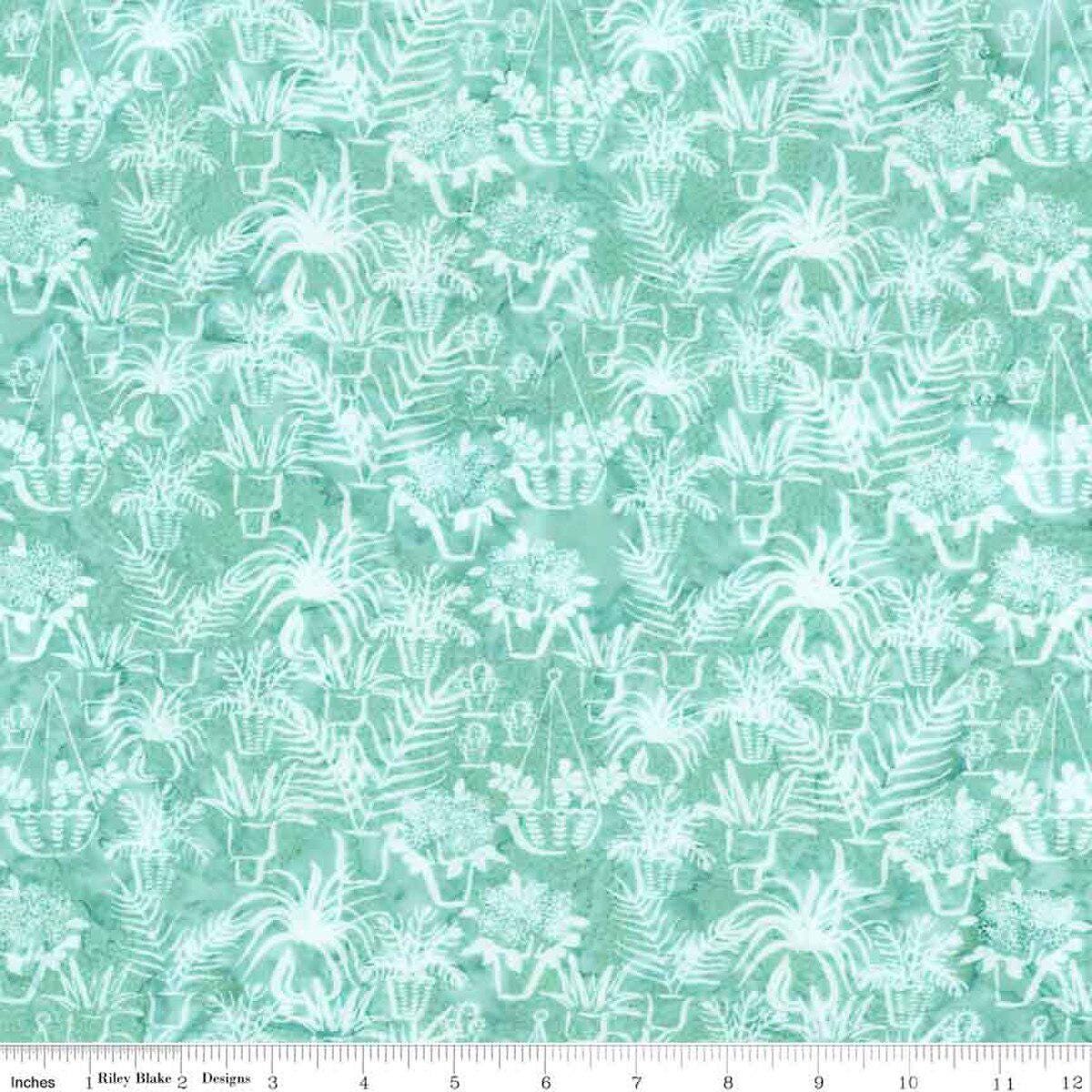 Expressions Batiks Plant - Based Seafoam - Riley Blake Designs - Fabric by the Yard - BT23325 - 310 - Ray of Sonshine Design