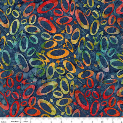 Expressions Batiks Retro Revival Dark Skies - Riley Blake Designs - Fabric by the Yard - BT23272 - 307 - Ray of Sonshine Design