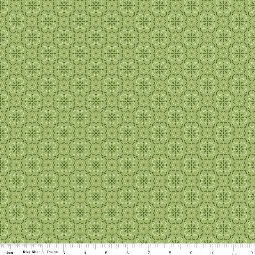 Farmer's Daughter Bandana Thyme Riley Blake Fabric by the Yard - Ray of Sonshine Design