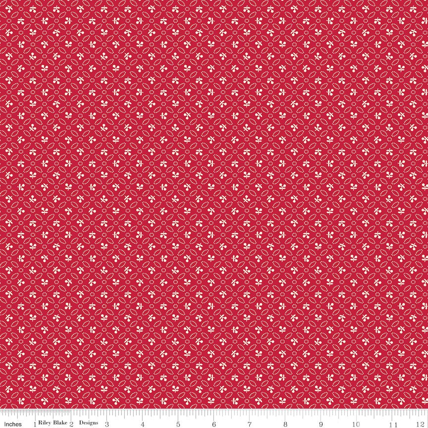Farmer's Daughter Cherries Jazzberry Riley Blake Fabric by the Yard - Ray of Sonshine Design