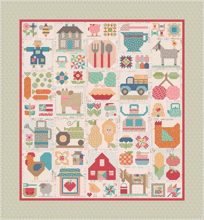Farmer's Daughter Farm Fresh Sew Along Quilt Kit | Riley Blake Designs - Ray of Sonshine Design
