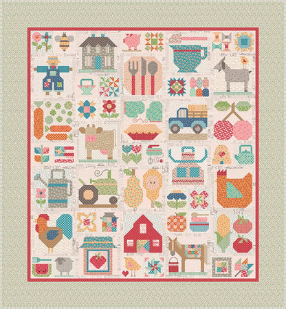 Farmer's Daughter Farm Fresh Sew Along Quilt Kit | Riley Blake Designs - Ray of Sonshine Design